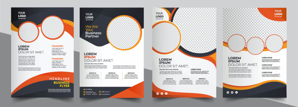 business-flyer per differenziare con volantino e brochure